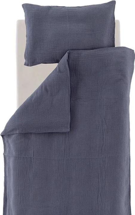 Immagine prodotto Träumeland Biancheria da letto Traeumeland certificata GOTS blu x 1 (Set di biancheria da letto, 100 x 135 cm)