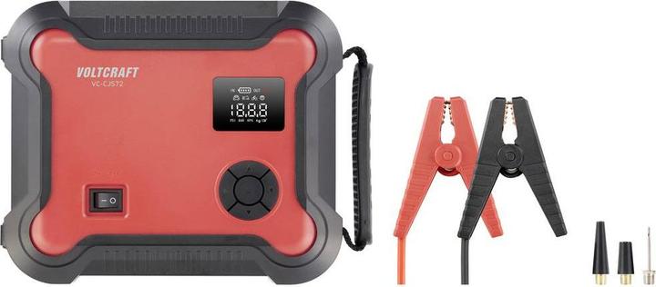 Produktbild Voltcraft Starthilfekabel VC-CJS72 VC-15820465 Starthilfestrom (12 V)=600 A 12 (1200 A, 16000 mAh)