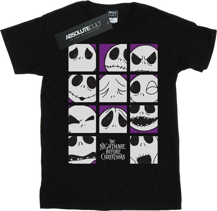 Produktbild Disney Nightmare Before Christmas Many Faces Of Jack Squares TShirt (M)