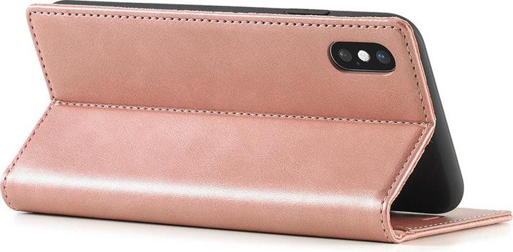 Actual product image Cover-Discount iPhone Xs / X - Stand Flip Case Cover pink (Apple iPhone XS)