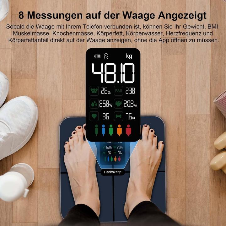 Immagine prodotto Healthkeep Körperfettwaage (180 kg)