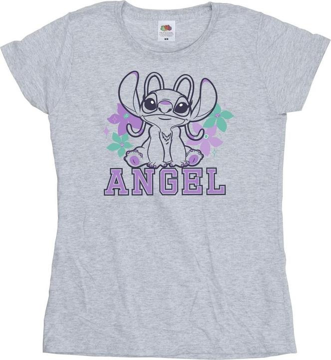Actual product image Disney Womens/Ladies Lilo & Stitch Angel Cotton T-Shirt (L)