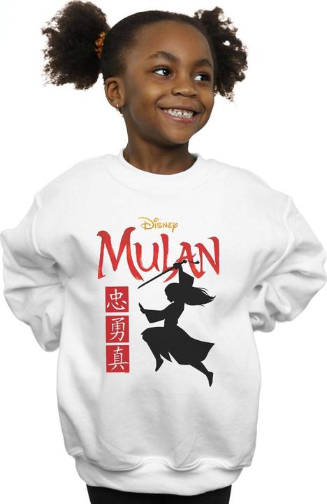 Immagine prodotto Disney Mulan Movie Warrior Silhouette Felpa Ragazze (104)