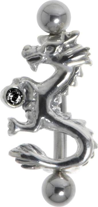 Immagine prodotto Bijouteria Piercing sopracciglio (Acciaio chirurgico 316L, Vetro (di orologio), Argento 925)