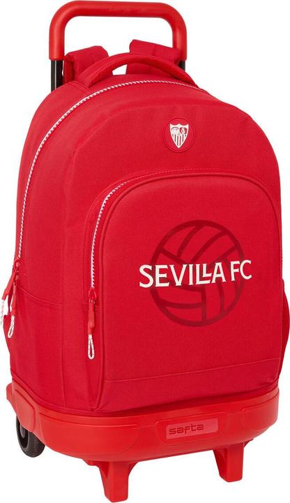 Produktbild Sevilla Fútbol Club Schulrucksack mit Rädern Rot 33 x 45 x 22 cm