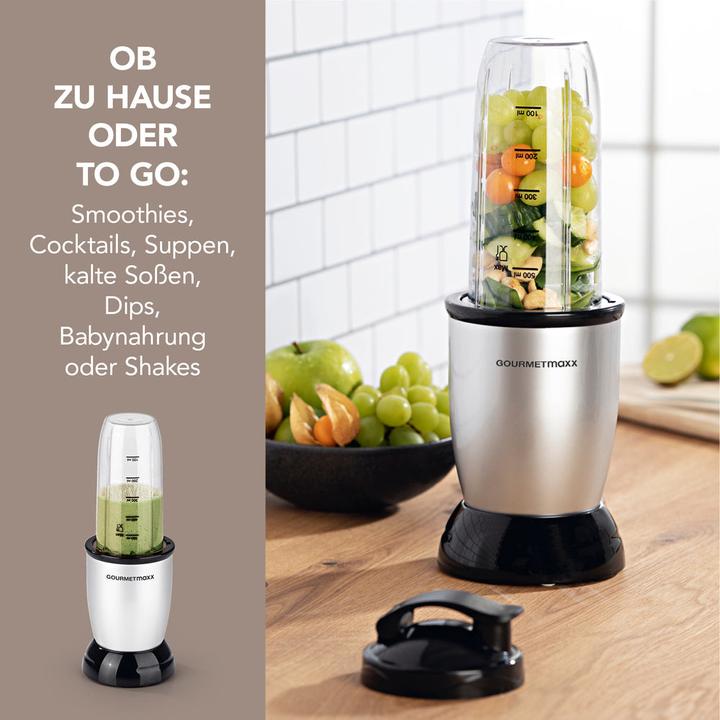 Actual product image Gourmetmaxx Nutrient Extractor Nutrition Black/Silver (500 W)
