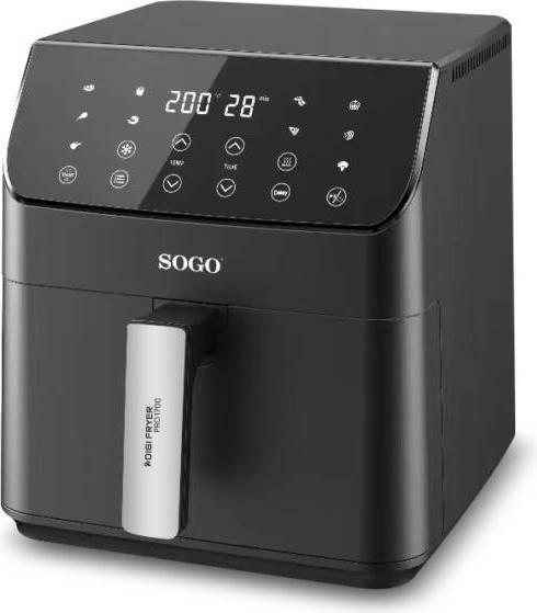 Sogo Human Technology FRE-SS-10890 Friteuse à air chaud 1700W Protection contre la surchauffe, fonction