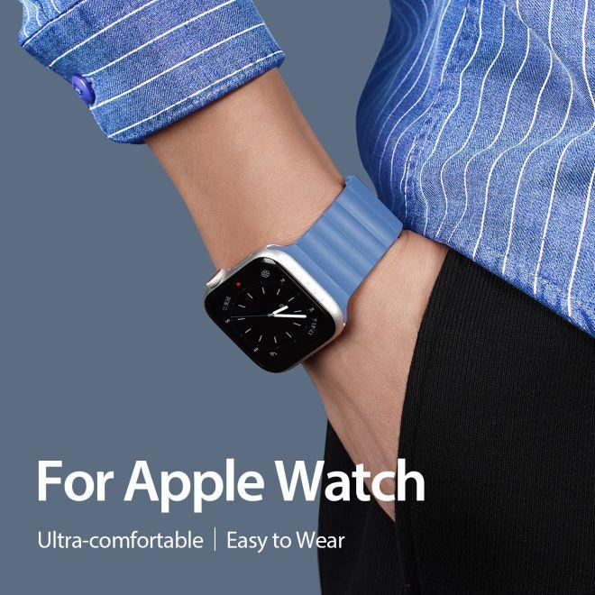 Image du produit Dux Ducis magnetic strap watch strap 7/6/5/4/3/2 (40 mm, 38 mm, 41 mm, Silicone, Apple Watch Series 2, Apple Watch Series 3, Apple Watch Series 1, Apple Watch Series 4, Apple Watch Series 5, Apple Watch Series 6, Apple Watch Series 7, Apple Watch Series 8, Apple Watch Series 9, Apple Watch SE)