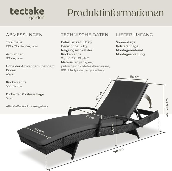 Image du produit tectake Océane (190 cm)