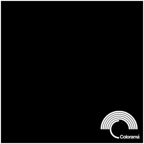 Produktbild Colorama Papier Hintergrund Rolle 1.35 x 11 m Black (135 cm, 1100 cm)