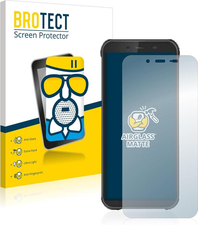 Actual product image BROTECT AirGlass Glass Matte (1 Piece, Blackview BV5500 Plus)