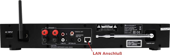 Produktbild Soundmaster ICD4350SW (Internetradio, DAB+, FM, Bluetooth, WLAN)