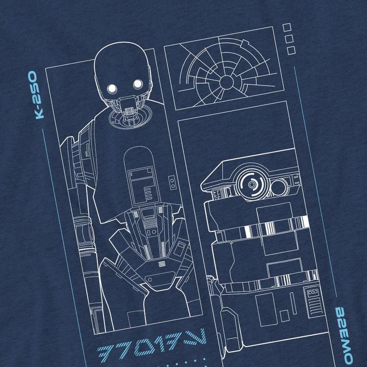 Actual product image Star Wars Unisex Adult Droids T-Shirt (S)