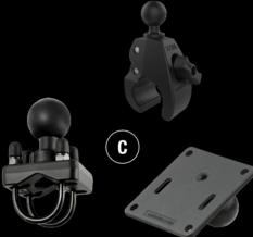 Actual product image RAM Mounts UNPKD RAM DBL BALL W/ 2.5Inch