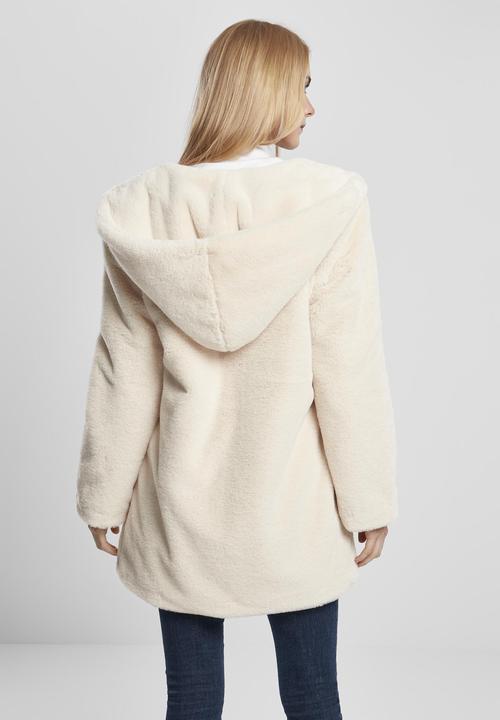 Produktbild Urban Classics Ladies Hooded Teddy Coat (M)