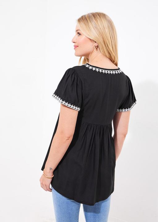 Actual product image Joe Browns Embroidered Short Sleeve Top (44)