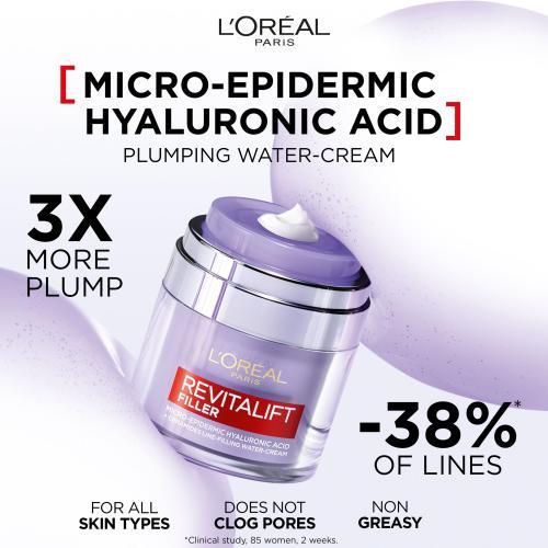 Produktbild L'Oréal Paris Revitalift Filler HA Plumping Water-Cream (50 ml, Tagescreme)