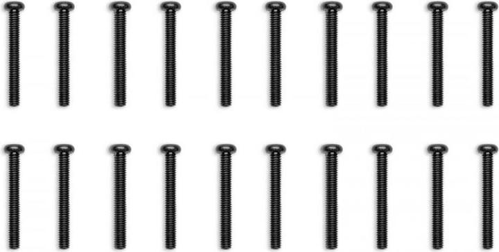 Actual product image EKWB EK-Loop Phillips Head Screw Set M4 x 30 mm, 20 pieces - black
