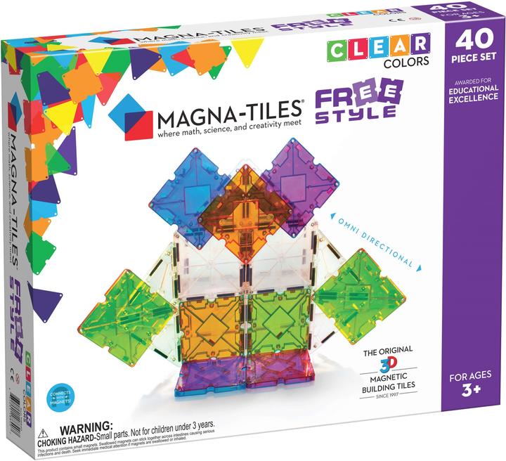 Actual product image Magna-Tiles Freestyle set (40 pieces)