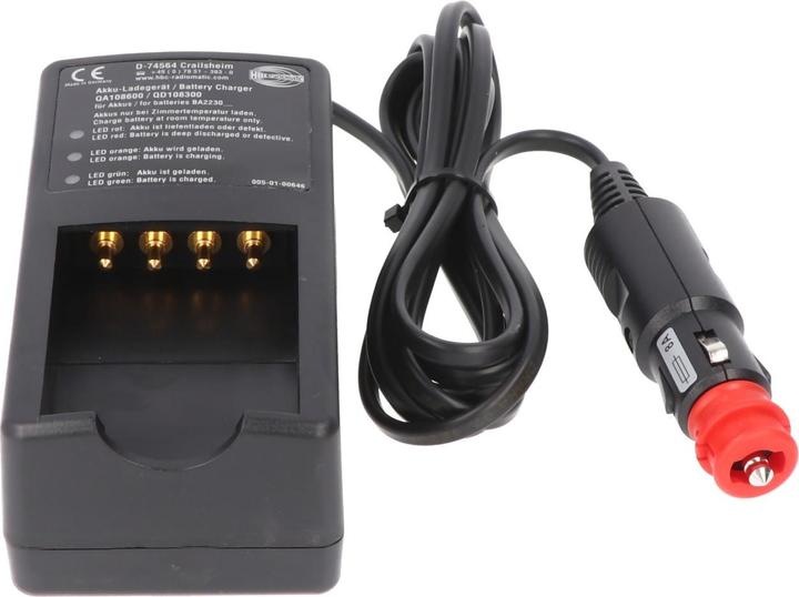 Image du produit HBC Radiomatic Chargeur original HBC QD108300 adapté à HBC BA22300, avec prise 12 volts (12 V)
