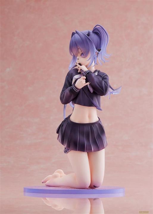 Actual product image Nocturne Original Character PVC Statue Kamiguse chan Illustrated by Mujin chan 20 cm