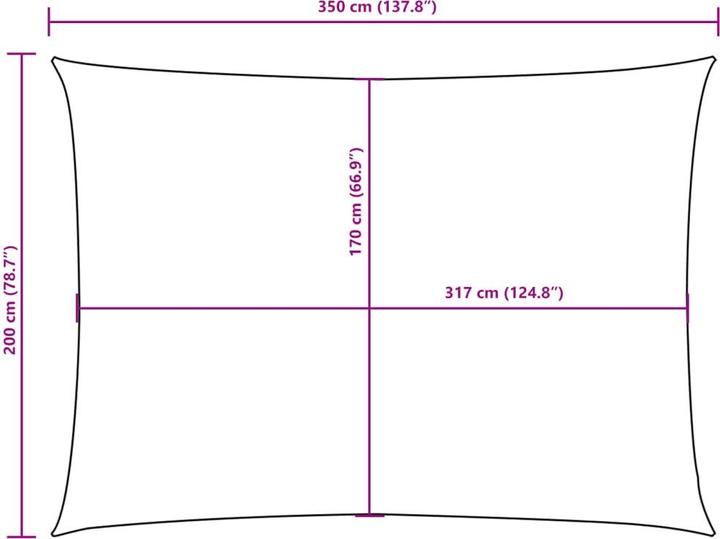 Actual product image VidaXL Nezhatok (200 x 350 cm)