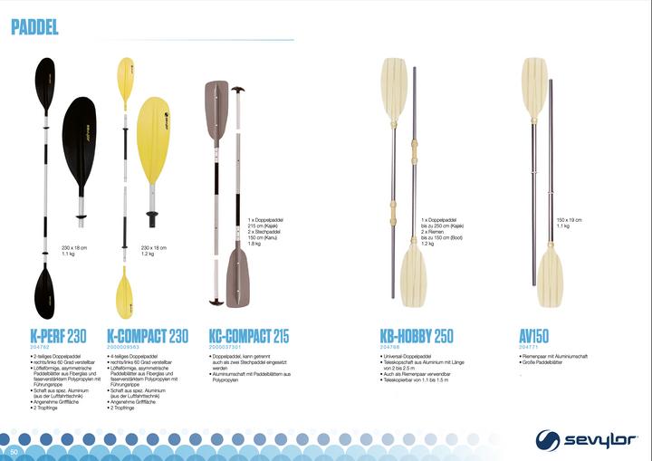 Image du produit Sevylor K-Compact 230 (230 cm, 4 pièces)