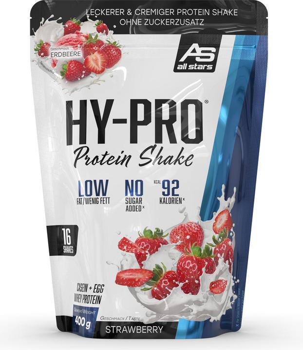 Immagine prodotto All Stars Frullato di proteine Hy-Pro (sacchetto da 400 g) (Fragola, 1 pz., 400 g)