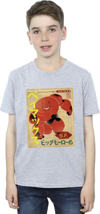 Immagine prodotto Disney Big Hero 6 Baymax Baymax Newspaper Maglietta Ragazzi (116)