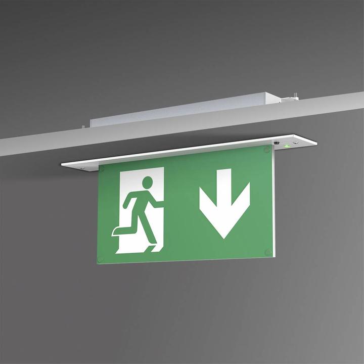 Actual product image B-Safety BR 554 030 Emergency escape route lighting recessed ceiling mounting
