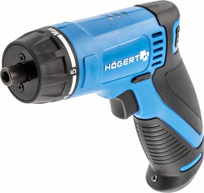Actual product image MGA Högert Technik - Cordless screwdriver mini compact bend screwdriver with Li-Ion battery including (Rechargeable battery operated)