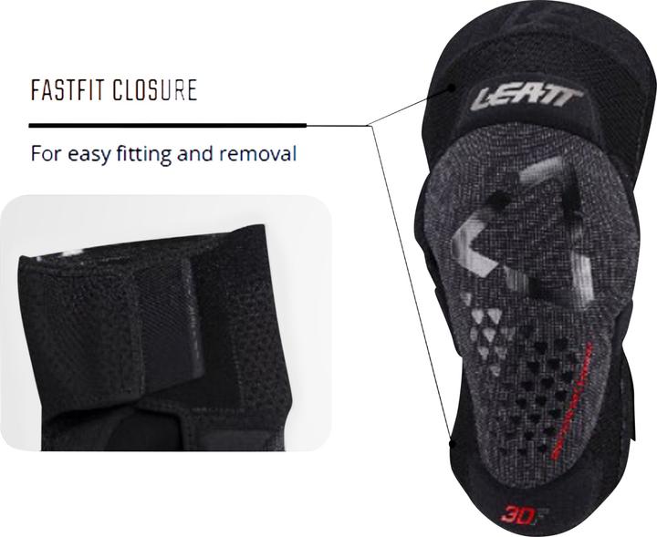 Actual product image Leatt Knee Guard 3DF 5.0 Evo FastFit V25 (XL, Knee pad)