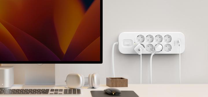 Actual product image Belkin Surgemaster surge protection (8 x, BS 1363, 2 m)