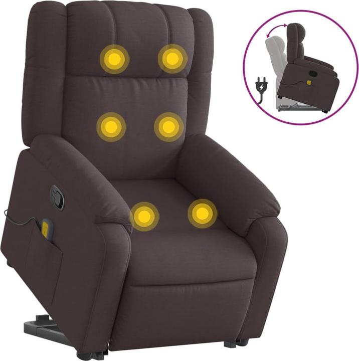 Produktbild VidaXL Massagesessel mit Aufstehhilfe Stoff