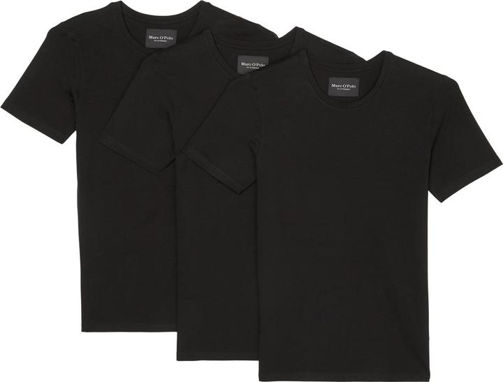 Produktbild Marc O'Polo 3er Pack Essentials Organic Cotton Unterhemd / Shirt Langarm (S)