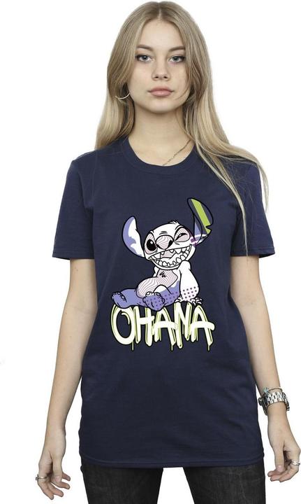 Produktbild Disney Lilo And Stitch Ohana Graffiti TShirt (XXL)