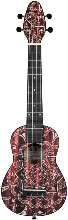 Immagine prodotto Keiki Pacchetto Ukulele - Soprano - Caleidoscopio rosso (Soprano, Soprano)