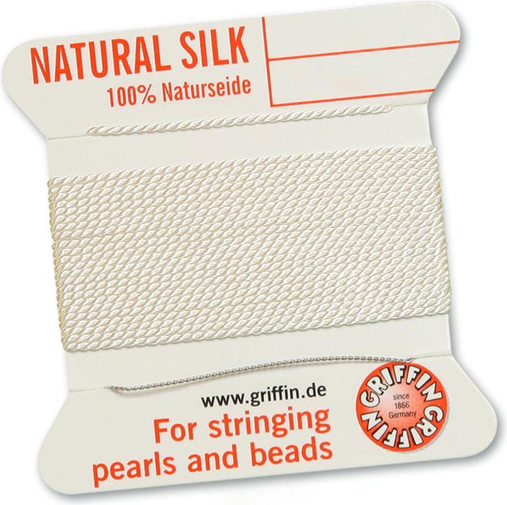 Actual product image Leyda Natural Silk 2 Meters with Needle