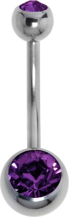 Bijouteria Bauchpiercing (Titan, Kristall)