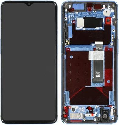 Produktbild OnePlus LCD + Touch + Frame für HD1901, HD1903 7T - glacier blue (OnePlus 7T)