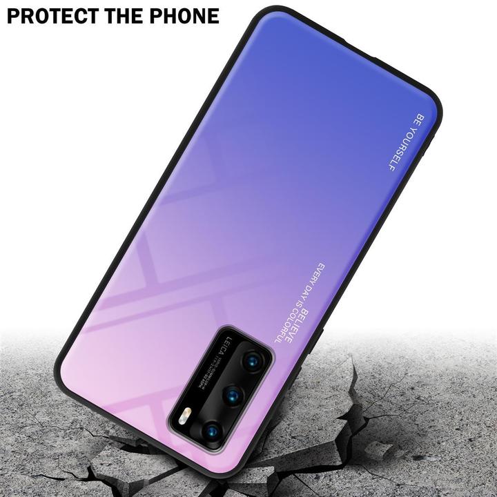 Actual product image Cadorabo TPU 2 colors glass cover (Huawei P40)