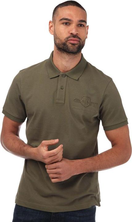 Actual product image GANT Mens Shield Polo Shirt (XL)