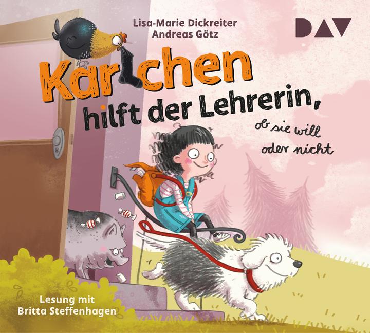 Immagine prodotto D.A.V. Karlchen aiuta l'insegnante, che lo voglia o meno. (Andreas Goetz, Lisa-Marie Dickreiter, Tedesco)