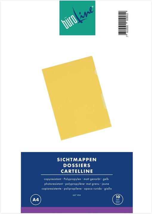 Actual product image BüroLine Display folders - PP matt (A4, 10 x)