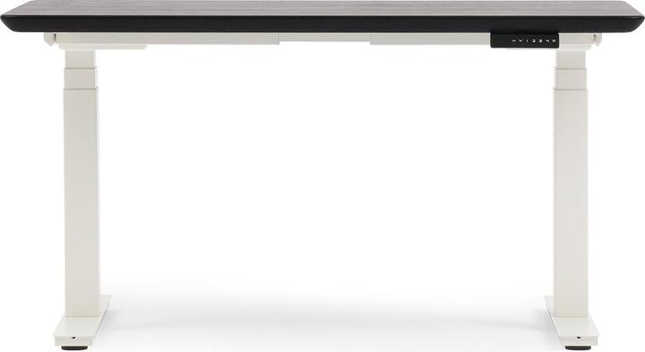 Produktbild Oakywood Standing Desk Holztisch mit Höhenverstellung - aus Massivholz - Schwarz / 120x60 / Weiss - (120 x 60 cm)