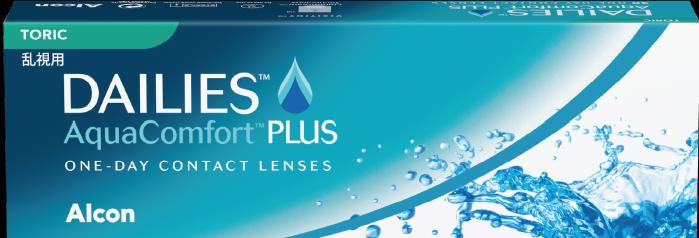 Actual product image Dailies AquaComfort PLUS Toric (30 Piece, Daily lens, Toric)