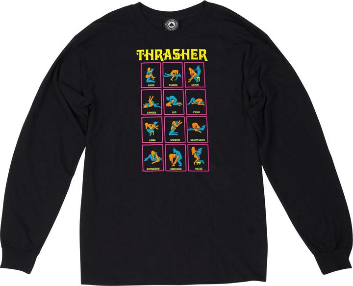 Immagine prodotto Thrasher Manica lunga di luce nera (S)