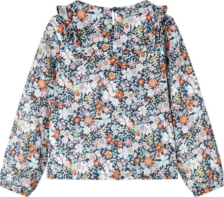 Actual product image VidaXL Children's long-sleeved blouse dark blue 92,Material: 100 (92)