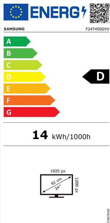 Etichetta energetica Samsung F24T450GYU (1920 x 1200 pixel, 24")