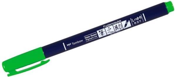Image du produit Tombow FUDENOSUKE HARD - Crayon de calligraphie (Vert, 3 mm, 1 x)